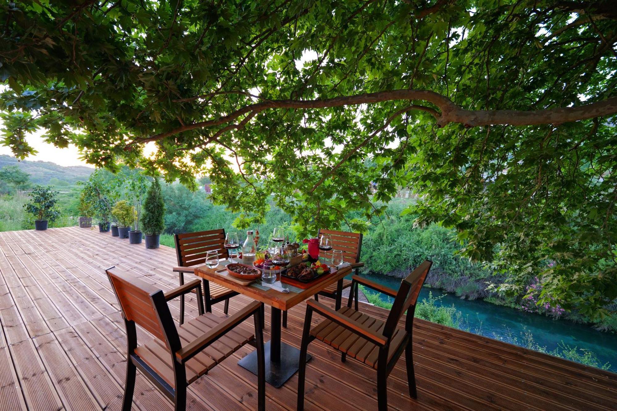 Mesopotam Agrotourism Resort Sarande Bagian luar foto