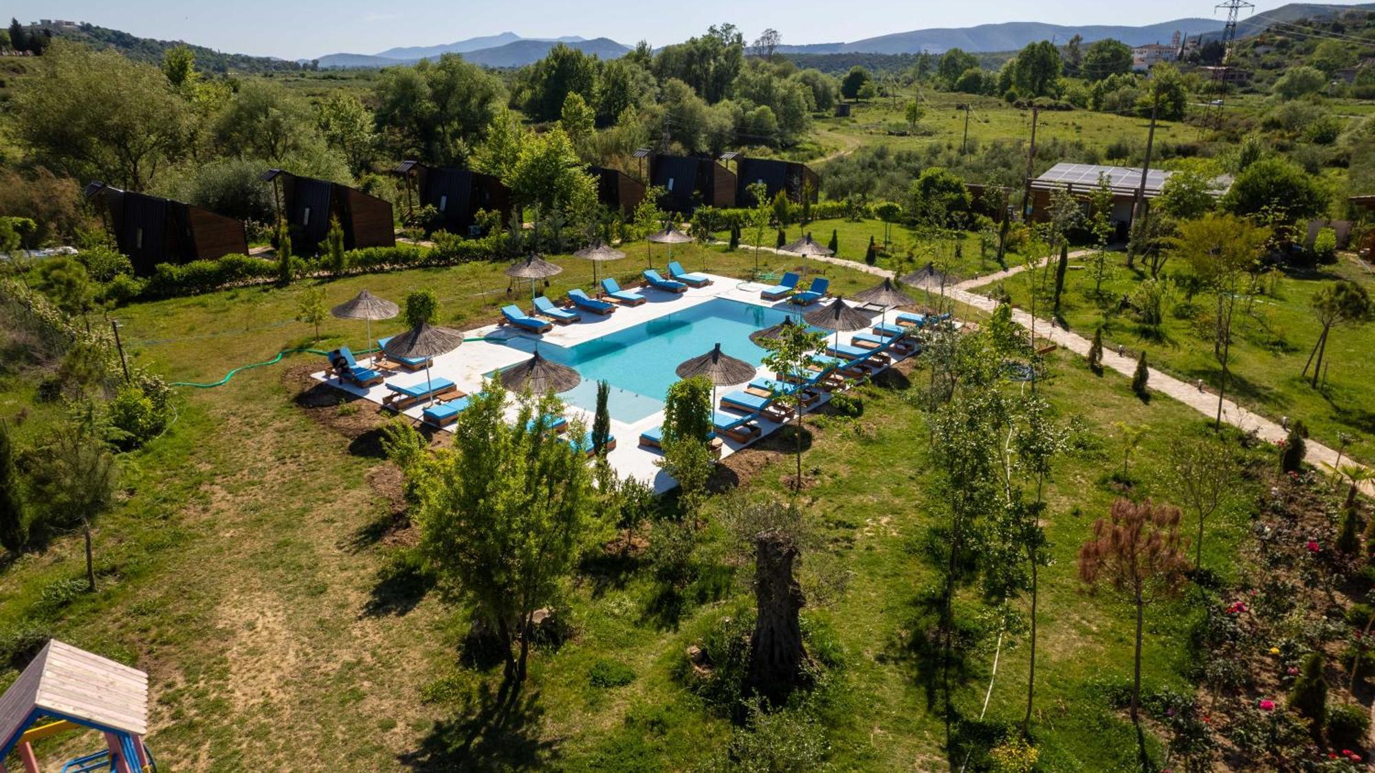 Mesopotam Agrotourism Resort Sarande Bagian luar foto